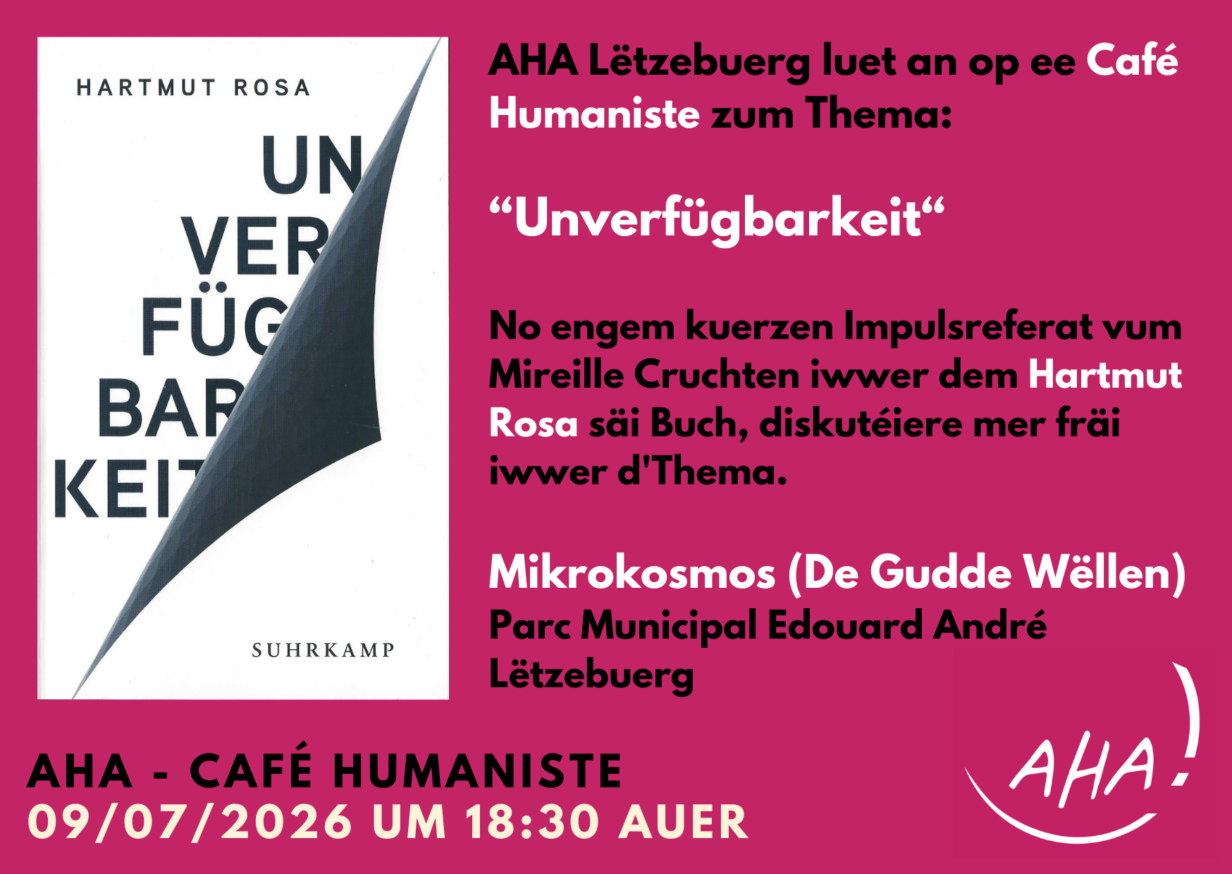 Café Humaniste 2026 07 09